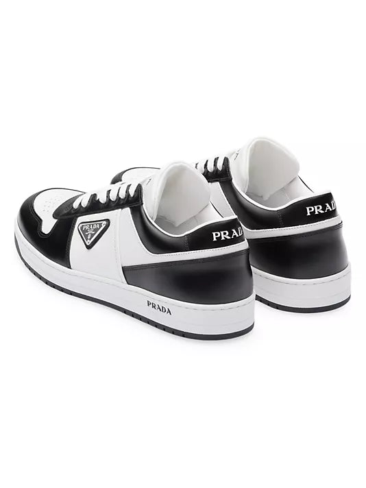 Prada  Downtown Leather Sneakers