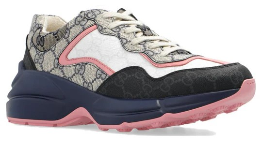 Gucci Rhyton " Beige blue monogram ".