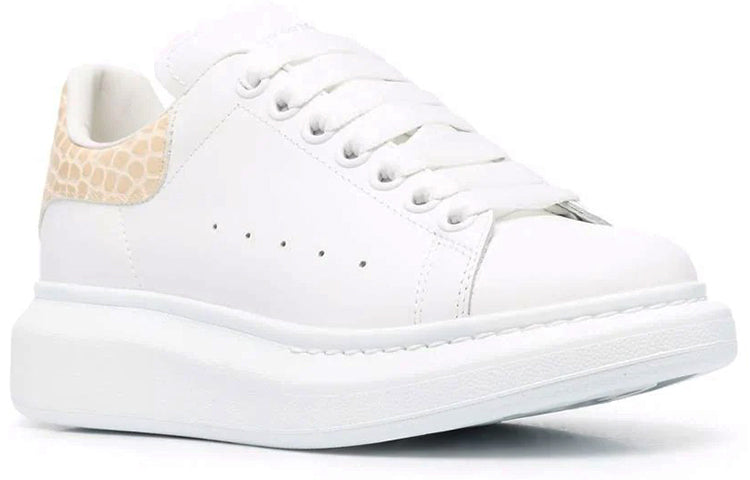 (WMNS) Alexander McQueen Oversized Sneaker 'White Sand' 553770WIBNA9758 #