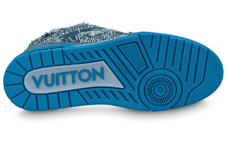 LOUIS VUITTON LV Skate Sneakers 'Blue' 1ABMH9 #