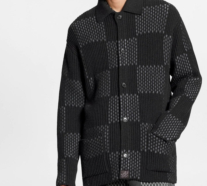 LOUIS VUITTON X Nigo LV2 Series Giant Damier Ribbed Jacket For Unisex