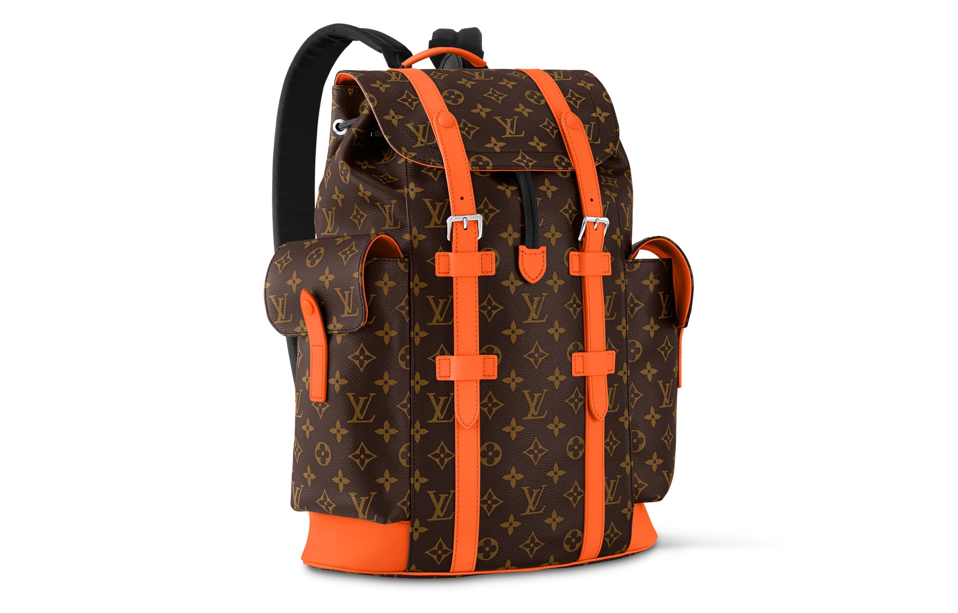 LOUIS VUITTON Christopher MM Monogram Macassar Canvas 'Brown Orange' M46814 #