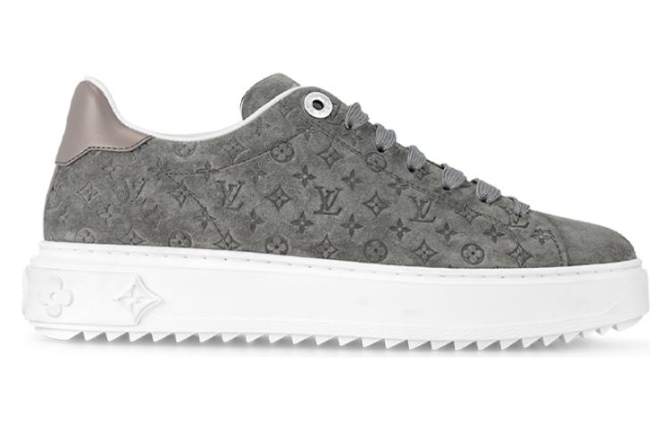 (WMNS) LOUIS VUITTON Time Out Sneakers 'Grey Minimonogram' 1ABR1M #