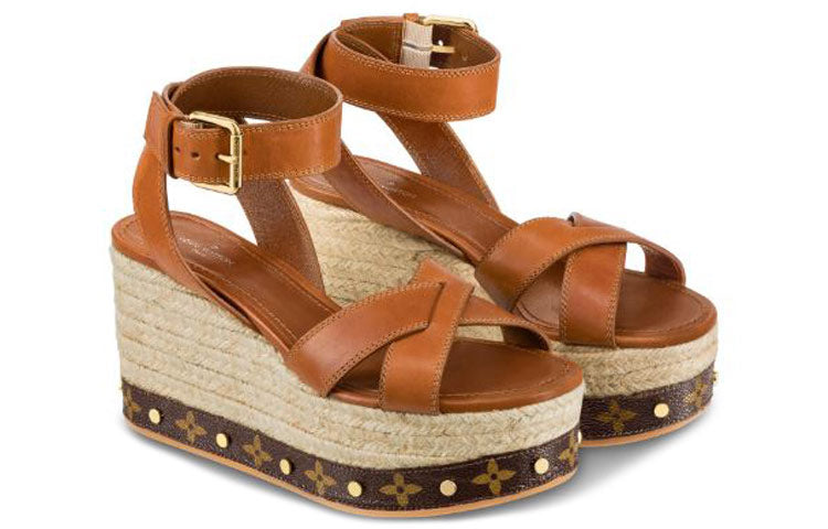 (WMNS) LOUIS VUITTON LV Timelapse Wedge 'Brown' 1A4VXF #