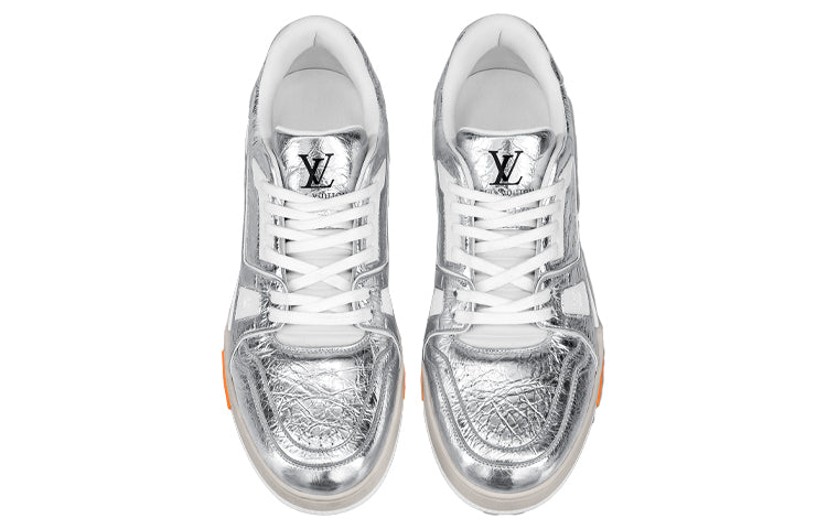LOUIS VUITTON Trainer Sneakers 'Silver' 1A8KGQ #.