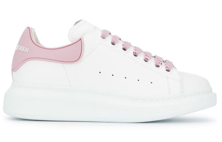 (WMNS) Alexander McQueen Oversized Sneaker 'White Pink' 621056WHXMT9377 #