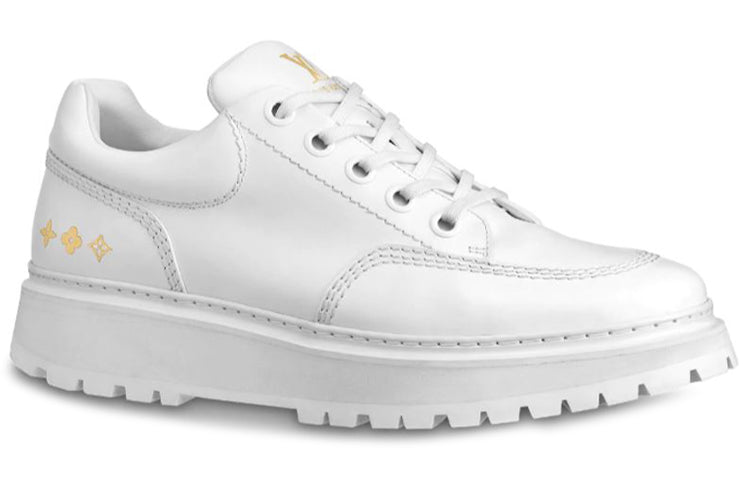 LOUIS VUITTON Abbesses Derby Shoes 'White' 1A5XKX #