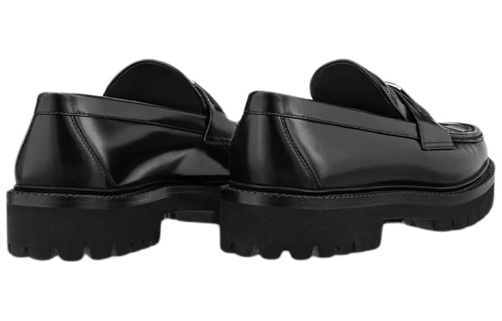 LOUIS VUITTON LV Major Loafers 'Black Crocodile' 1A9HXA #