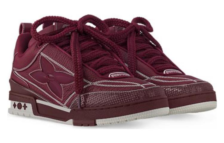 LOUIS VUITTON Skate Sneakers 'Burgundy' 1ABZ6D #