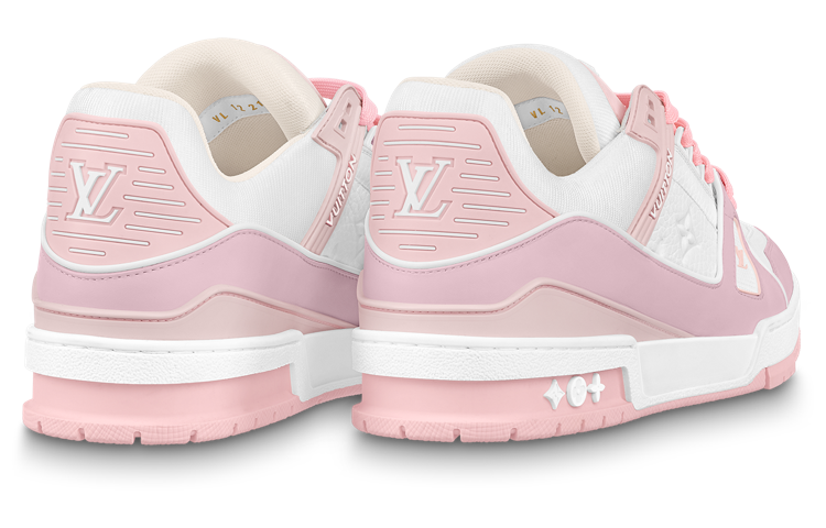 LOUIS VUITTON LV Trainers 'White Pale Pink' 1ABOEE #