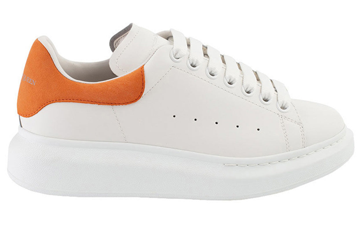 (WMNS) Alexander McQueen Oversized Sneaker 'White Orange' 553770WHGP7985639 #