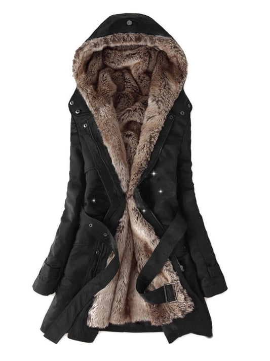 "Effortless Elegance: Warm Long Sleeve Women's Winter Jacket – Your Casual Essential