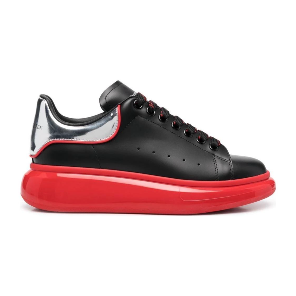 Alexander McQueen Oversized Sneaker 'Black Silver Lust Red