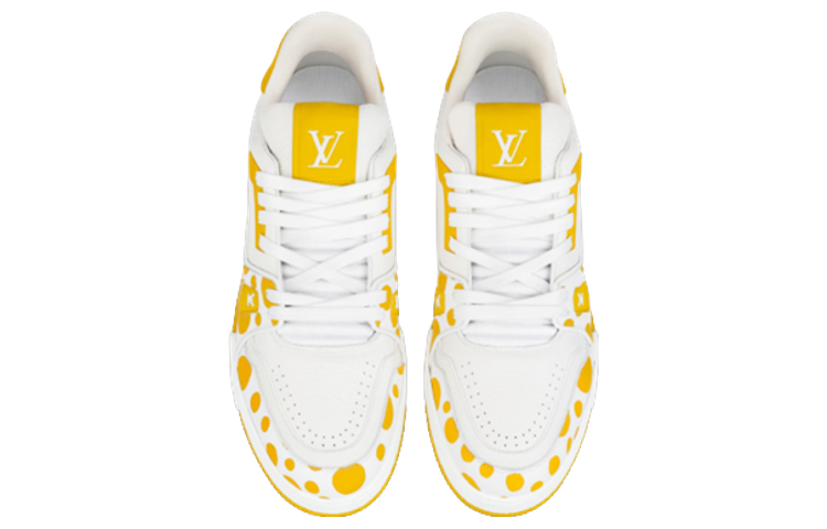 LOUIS VUITTON x YAYOI KUSAMA Sneaker 'White Yellow' 1ABD1U #.