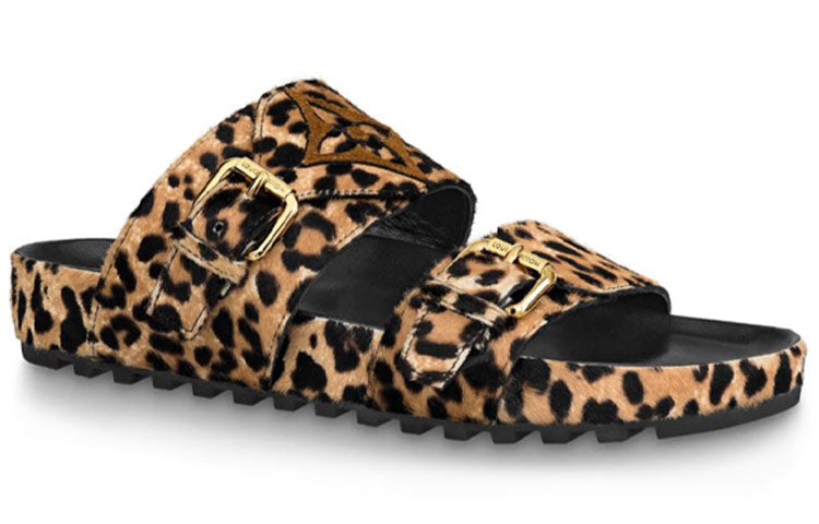 (WMNS) LOUIS VUITTON LV Bom Dia Sandals 'Brown' 1A5N21 #