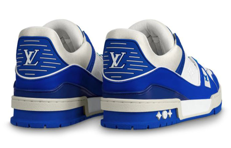 LOUIS VUITTON Trainer Sneakers 'White Blue' 1A813N #.