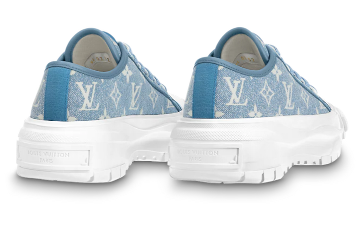 (WMNS) LOUIS VUITTON Squad Sneakers 'Blue Monogram' 1AB19K #