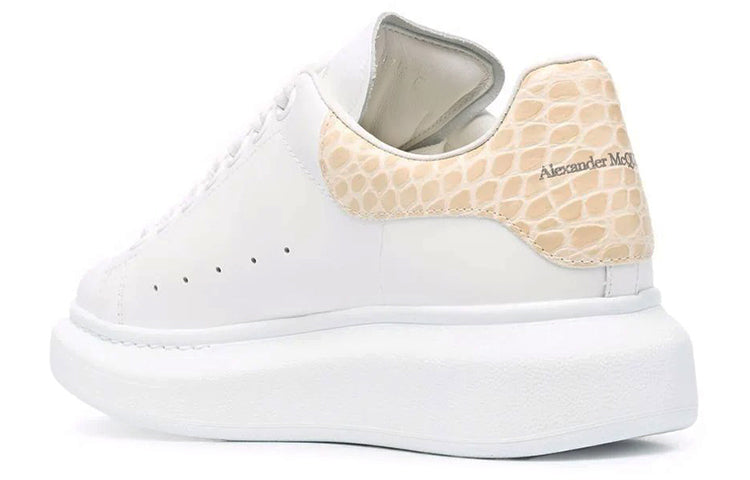 (WMNS) Alexander McQueen Oversized Sneaker 'White Sand' 553770WIBNA9758 #