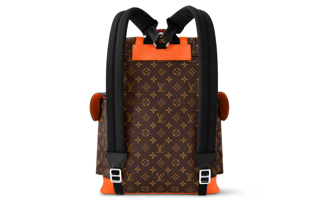 LOUIS VUITTON Christopher MM Monogram Macassar Canvas 'Brown Orange' M46814 #