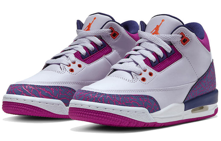 (GS) Air Jordan 3 Retro 'Barely Grape' 441140-500 #
