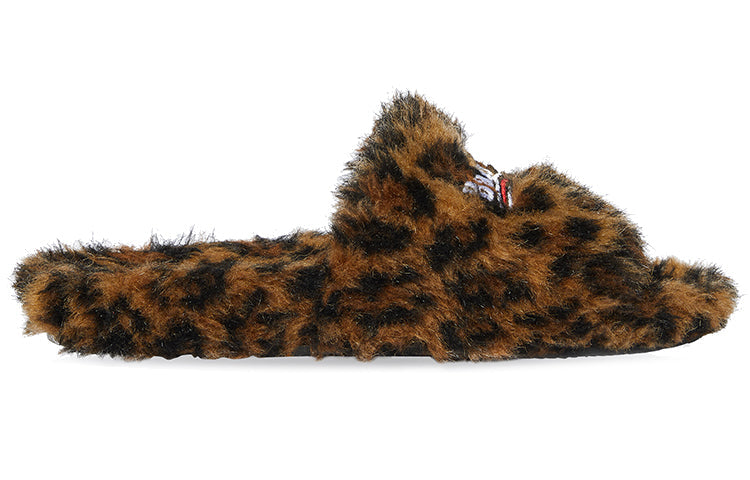 (WMNS) Balenciaga Furry Slides 'Leopard' 654261W2F119634 #