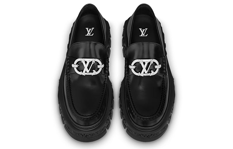 LOUIS VUITTON Baroque Loafers 'Black' 1AB8UJ #