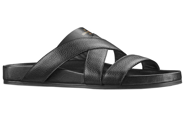 LOUIS VUITTON Mirabeau Slides 'Black' 1A37RL #