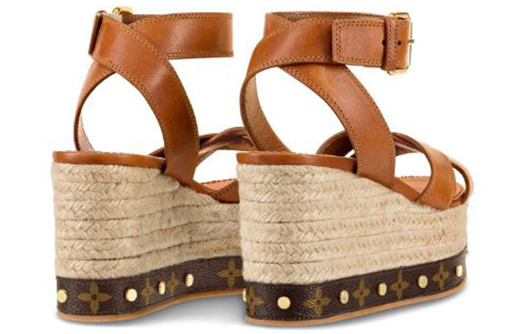 (WMNS) LOUIS VUITTON LV Timelapse Wedge 'Brown' 1A4VXF #