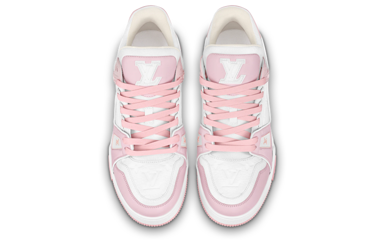 LOUIS VUITTON LV Trainers 'White Pale Pink' 1ABOEE #