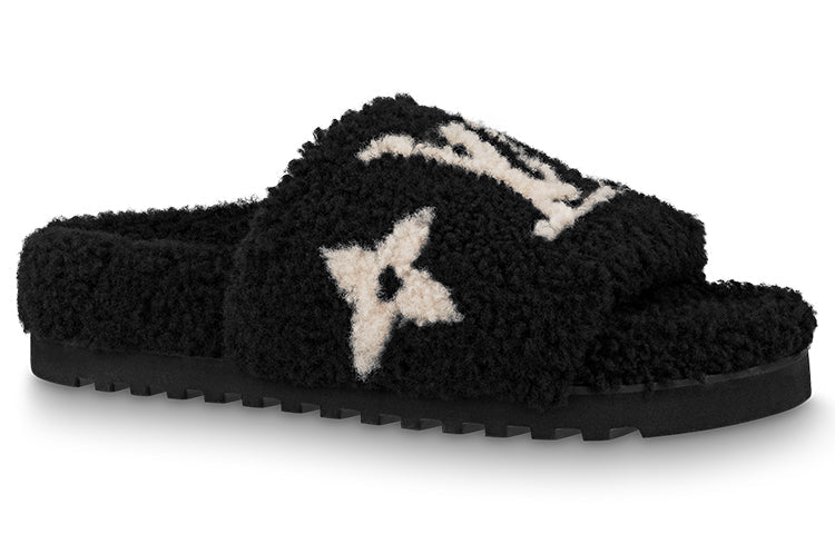 (WMNS) LOUIS VUITTON Paseo Comfort Flat Sandals 'Black' 1ABWDN #