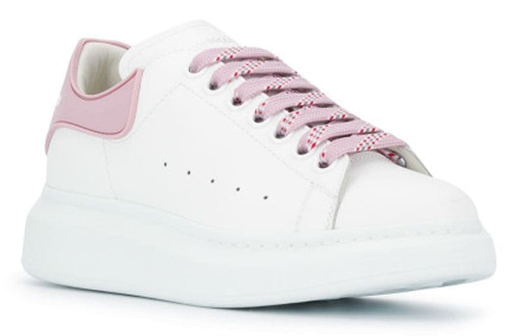 (WMNS) Alexander McQueen Oversized Sneaker 'White Pink' 621056WHXMT9377 #