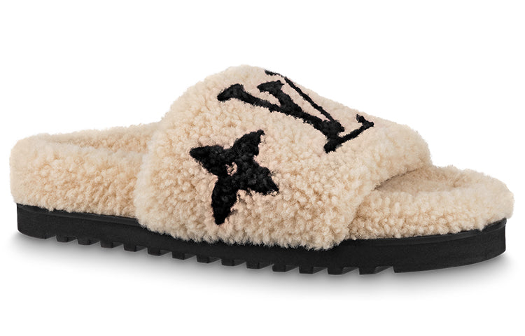 (WMNS) LOUIS VUITTON Paseo Comfort Flat Sandals 'Beige' 1ABWD1 #