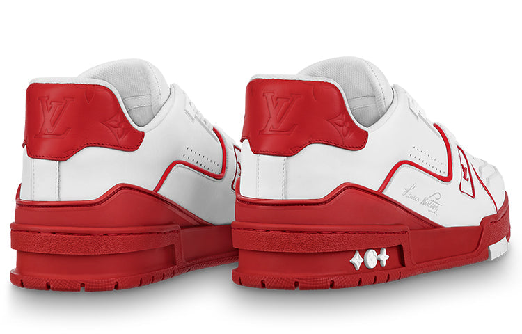 LOUIS VUITTON Trainers 'Red White' 1A8SK2 #.