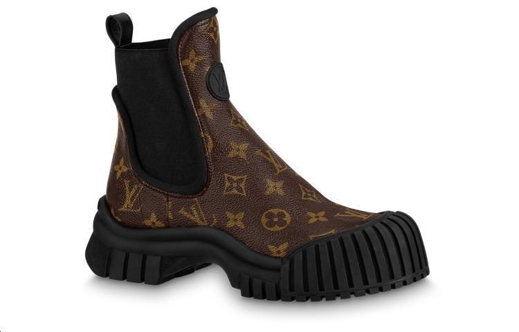 (WMNS) LOUIS VUITTON Ruby Flat Ranger Boots 'Brown Monogram' 1AAZ9V #