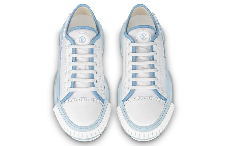 (WMNS) LOUIS VUITTON Squad Sneakers 'White Blue' 1AACWB #