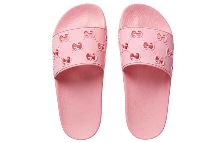 (WMNS) Gucci GG Slide Rubber 'Pink' 573922-JDR00-5846 #