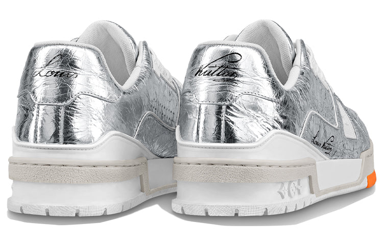 LOUIS VUITTON Trainer Sneakers 'Silver' 1A8KGQ #.