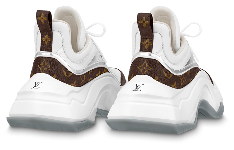 LOUIS VUITTON Archlight 2.0 Platform Sneakers 'White Brown Monogram' 1ABIHL #