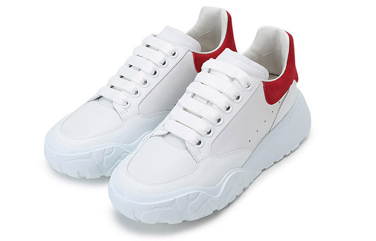 (WMNS) Alexander McQueen Court Trainer 'White Red' 633915WHZ969676 #