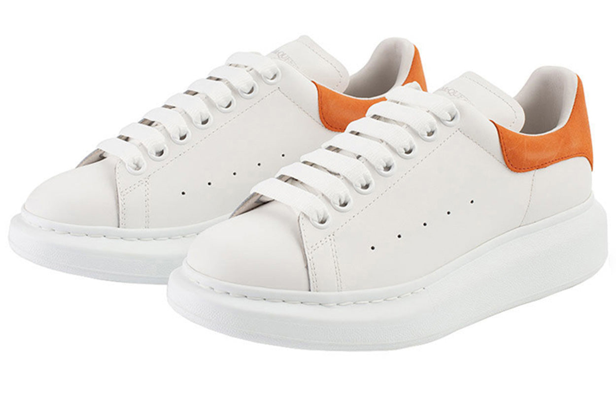 (WMNS) Alexander McQueen Oversized Sneaker 'White Orange' 553770WHGP7985639 #