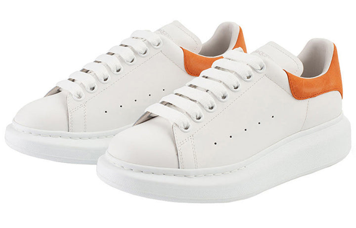 (WMNS) Alexander McQueen Oversized Sneaker 'White Orange' 553770WHGP7985639 #
