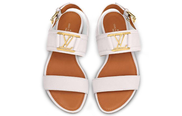 (WMNS) LOUIS VUITTON Horizon Flat sandals 'White' 1A64WE #