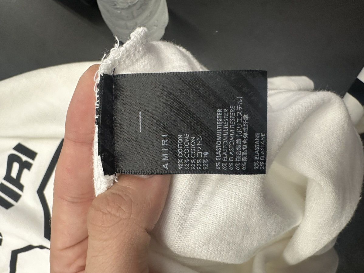 Amiri White Hockey Jersey Tee