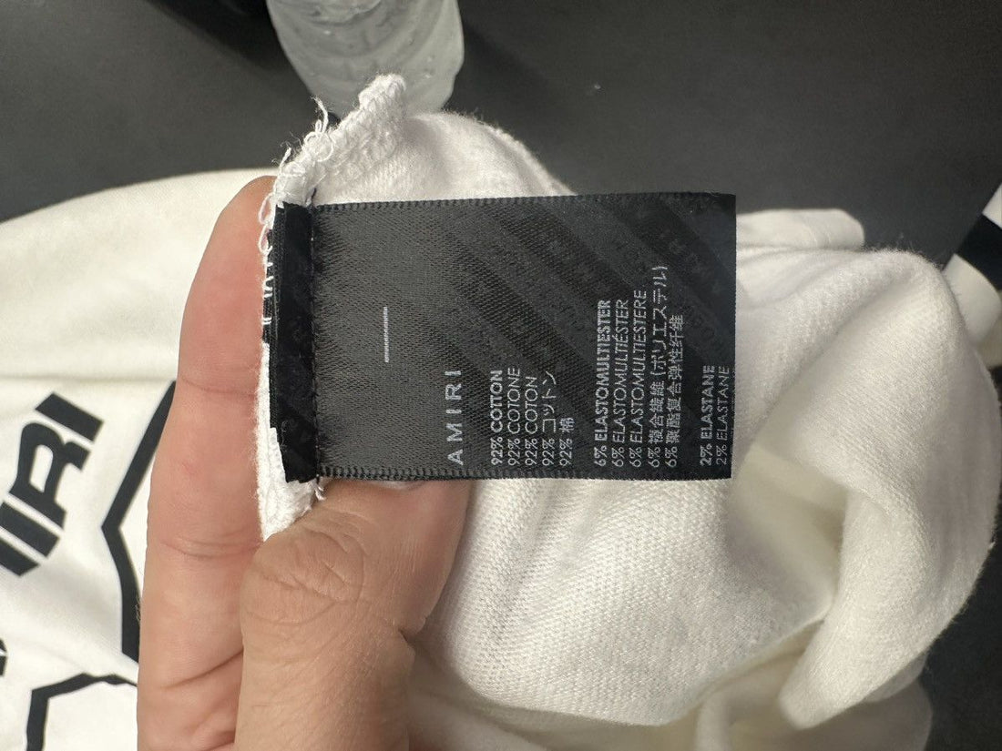 Amiri White Hockey Jersey Tee