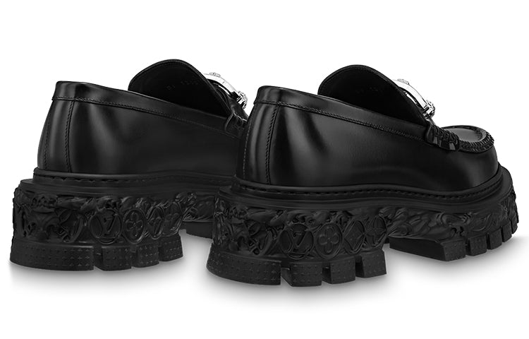 LOUIS VUITTON Baroque Loafers 'Black' 1AB8UJ #