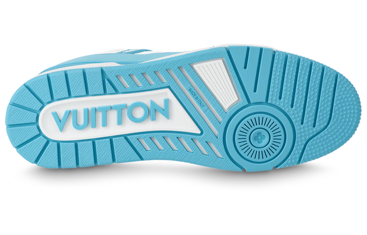 LOUIS VUITTON LV Trainers 'White Monogram Blue' 1ABOFI #
