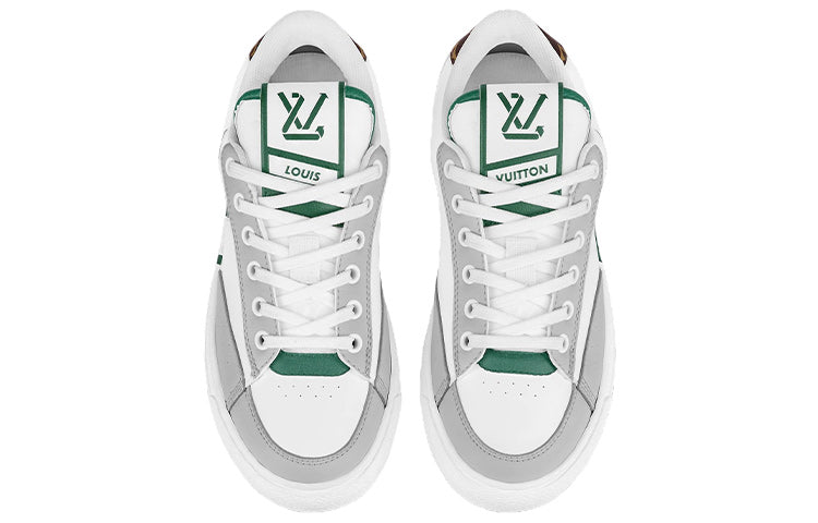 (WMNS) LOUIS VUITTON LV Charlie Sneakers 'Grey Green' 1A9S3O #