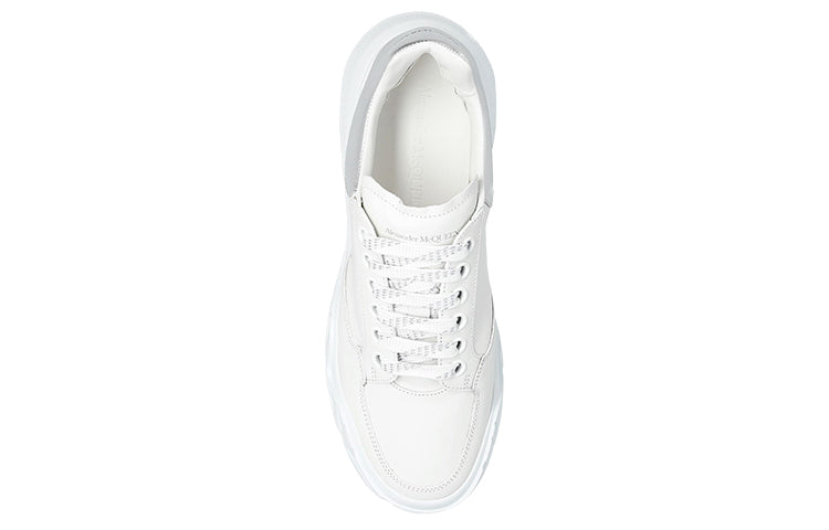 (WMNS) Alexander McQueen Court Trainer 'White Silver' 709033WIAAZ8879 #