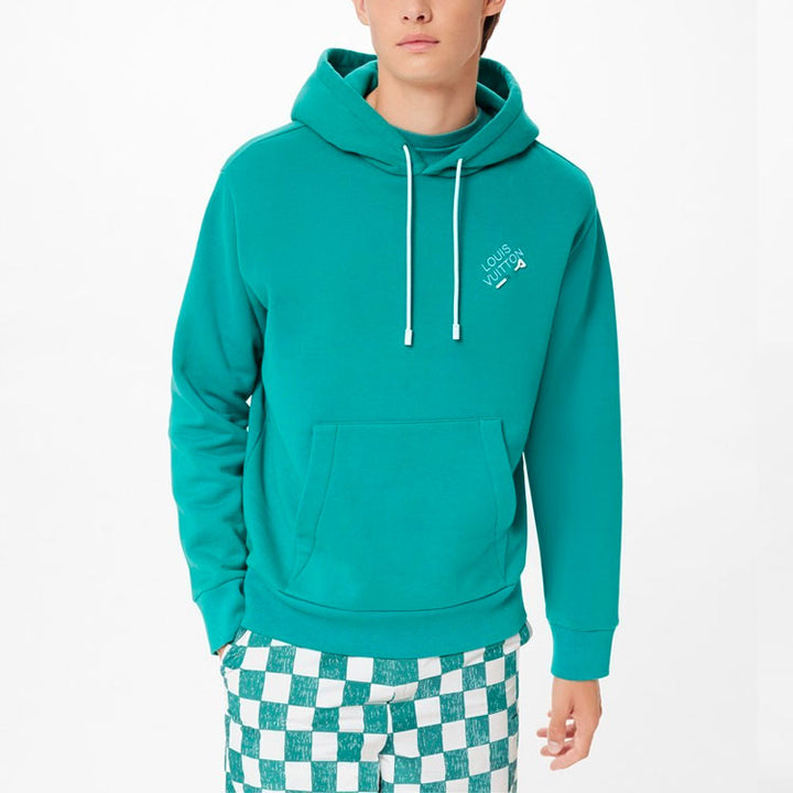 LOUIS VUITTON Men's FW21 Embroidered Iconic Green