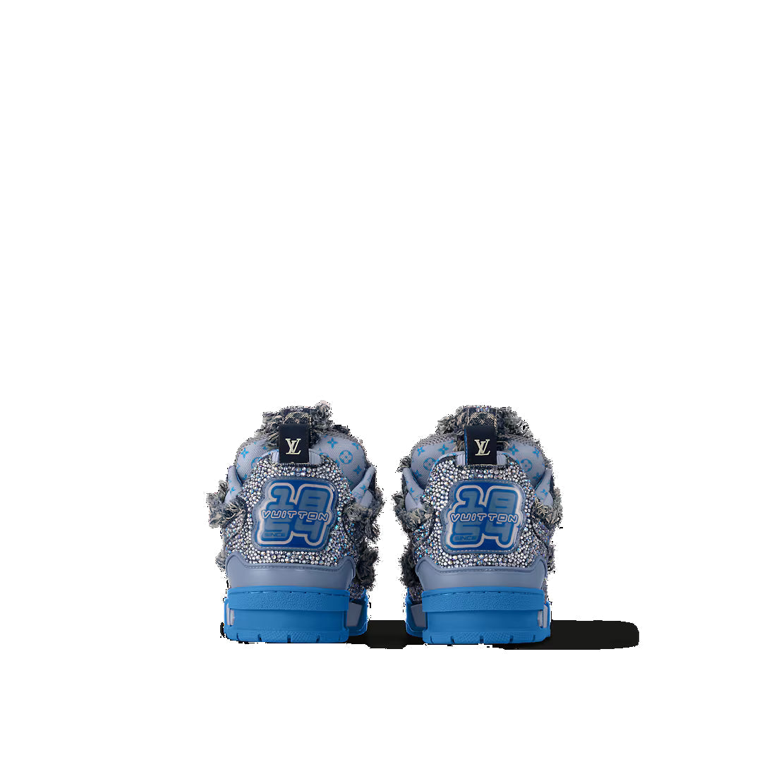 LOUIS VUITTON LV Skate Sneakers 'Blue' 1ABMH9 #